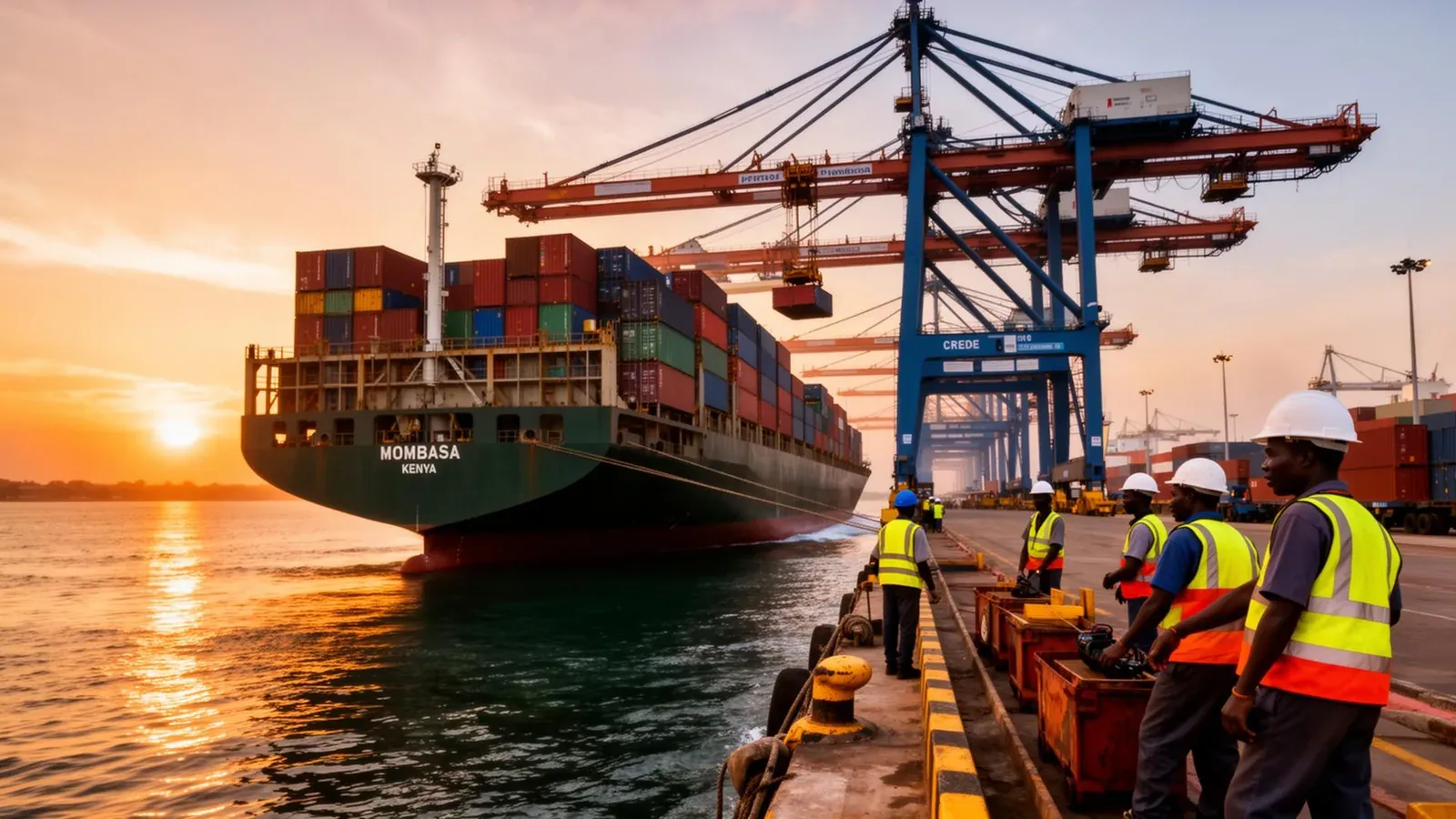 Cargo ship for Titan Impex USA to Kenya sea and air shipping services